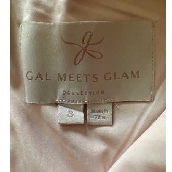 Gal Meets Glam Light Pink Dot Midi Dress 8 - Picture 6 of 9